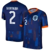 Koszulka Piłkarska Geertruida #2 Holandia Mistrzostwa Europy 2024 Wyjazdowa Męska