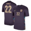 Koszulka Piłkarska Gomez #22 Anglia Mistrzostwa Europy 2024 Wyjazdowa Męska
