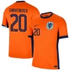 Koszulka Piłkarska Gravenberch #20 Holandia Mistrzostwa Europy 2024 Domowa Męska