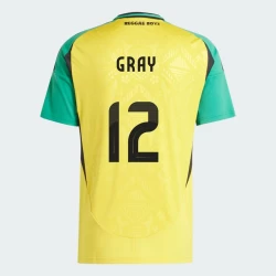 Koszulka Piłkarska Gray #12 Jamajka Copa America 2024 Domowa Męska