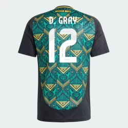 Koszulka Piłkarska Gray #12 Jamajka Copa America 2024 Wyjazdowa Męska