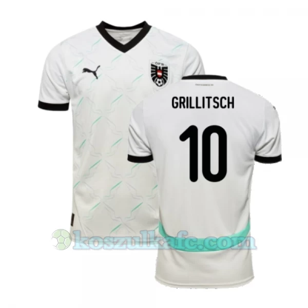Koszulka Piłkarska Grillitsch #10 Austria Mistrzostwa Europy 2024 Wyjazdowa Męska