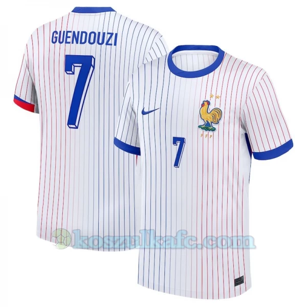 Koszulka Piłkarska Guendouzi #7 Francja Mistrzostwa Europy 2024 Wyjazdowa Męska
