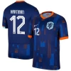 Koszulka Piłkarska Hartman #12 Holandia Mistrzostwa Europy 2024 Wyjazdowa Męska