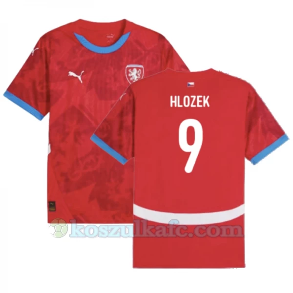 Koszulka Piłkarska Hlozek #9 Republika Czeska Mistrzostwa Europy 2024 Domowa Męska