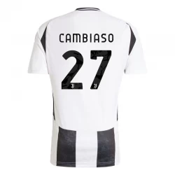 Koszulka Piłkarska Juventus FC Cambiaso #27 2024-25 Domowa Męska