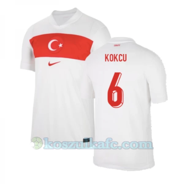 Koszulka Piłkarska Kokcu #6 Turcja Mistrzostwa Europy 2024 Domowa Męska