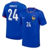 Koszulka Piłkarska Konate #24 Francja Mistrzostwa Europy 2024 Domowa Męska