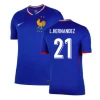 Koszulka Piłkarska L.Hernandez #21 Francja Mistrzostwa Europy 2024 Domowa Męska