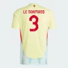 Koszulka Piłkarska Le Normand #3 Hiszpania Mistrzostwa Europy 2024 Wyjazdowa Męska