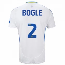 Koszulka Piłkarska Leeds United Bogle #2 2024-25 Domowa Męska