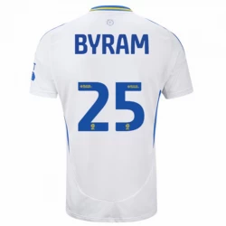 Koszulka Piłkarska Leeds United Byram #25 2024-25 Domowa Męska