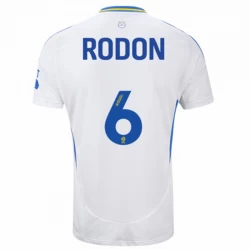 Koszulka Piłkarska Leeds United Rodon #6 2024-25 Domowa Męska