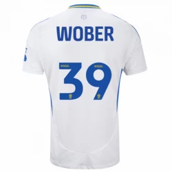 Koszulka Piłkarska Leeds United Wober #39 2024-25 Domowa Męska