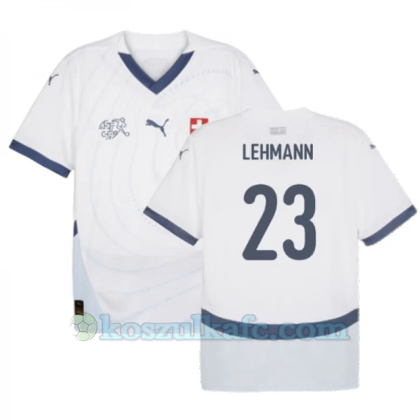 Koszulka Piłkarska Lehmann #23 Szwajcaria Mistrzostwa Europy 2024 Wyjazdowa Męska