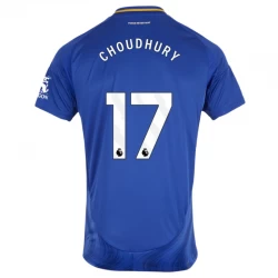 Koszulka Piłkarska Leicester City Choudhury #17 2024-25 Domowa Męska