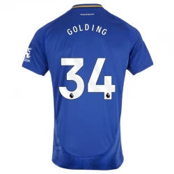 Koszulka Piłkarska Leicester City Golding #34 2024-25 Domowa Męska