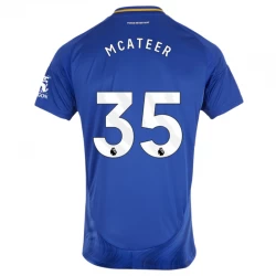 Koszulka Piłkarska Leicester City Mcateer #35 2024-25 Domowa Męska