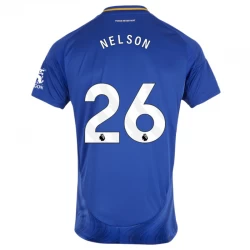 Koszulka Piłkarska Leicester City Nelson #26 2024-25 Domowa Męska