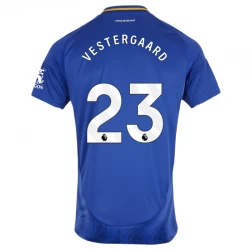 Koszulka Piłkarska Leicester City Vestergaard #23 2024-25 Domowa Męska