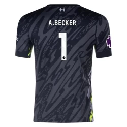 Koszulka Piłkarska Liverpool FC Alisson Becker #1 2024-25 Bramkarska Domowa Męska