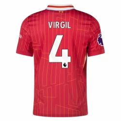 Koszulka Piłkarska Liverpool FC Virgil van Dijk #4 2024-25 Domowa Męska