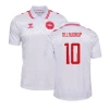 Koszulka Piłkarska M.Laudrup #10 Dania Mistrzostwa Europy 2024 Wyjazdowa Męska