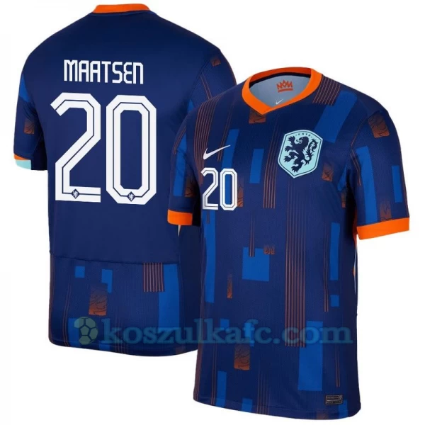 Koszulka Piłkarska Maatsen #20 Holandia Mistrzostwa Europy 2024 Wyjazdowa Męska