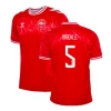 Koszulka Piłkarska Maehle #5 Dania Mistrzostwa Europy 2024 Domowa Męska