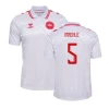 Koszulka Piłkarska Maehle #5 Dania Mistrzostwa Europy 2024 Wyjazdowa Męska