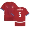 Koszulka Piłkarska Maksimovic #5 Serbia Mistrzostwa Europy 2024 Domowa Męska