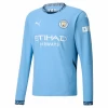 Koszulka Piłkarska Manchester City 2024-25 Domowa Męska Długi Rękaw