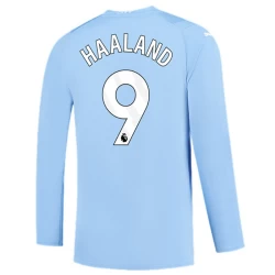 Koszulka Piłkarska Manchester City Erling Haaland #9 2023-24 Domowa Męska Długi Rękaw