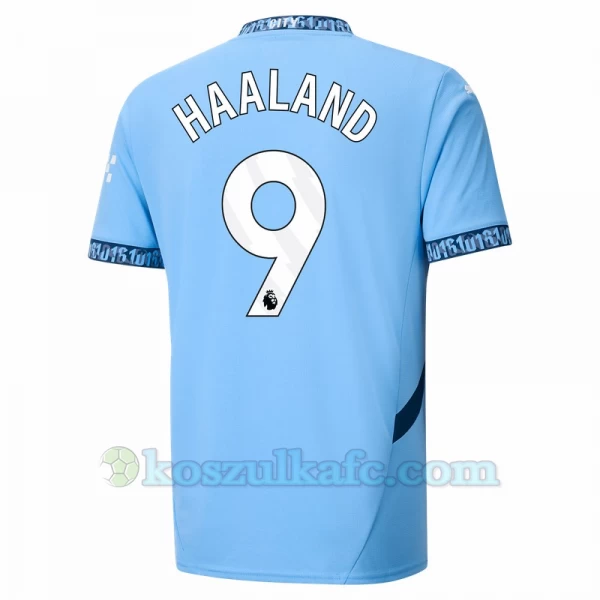 Koszulka Piłkarska Manchester City Erling Haaland #9 2024-25 Domowa Męska