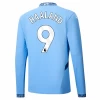 Koszulka Piłkarska Manchester City Erling Haaland #9 2024-25 Domowa Męska Długi Rękaw