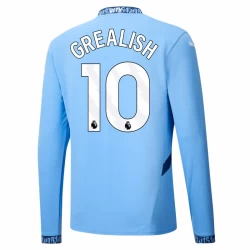 Koszulka Piłkarska Manchester City Jack Grealish #10 2024-25 Domowa Męska Długi Rękaw
