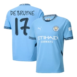 Koszulka Piłkarska Manchester City Kevin De Bruyne #17 2024-25 UCL Domowa Męska