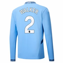 Koszulka Piłkarska Manchester City Kyle Walker #2 2024-25 Domowa Męska Długi Rękaw