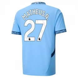 Koszulka Piłkarska Manchester City Matheus N. #27 2024-25 Domowa Męska