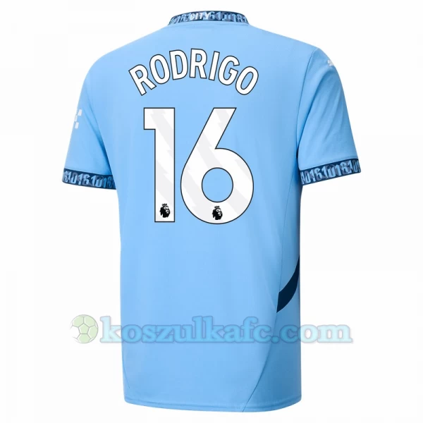 Koszulka Piłkarska Manchester City Rodrigo #16 2024-25 Domowa Męska