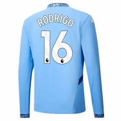 Koszulka Piłkarska Manchester City Rodrigo #16 2024-25 Domowa Męska Długi Rękaw