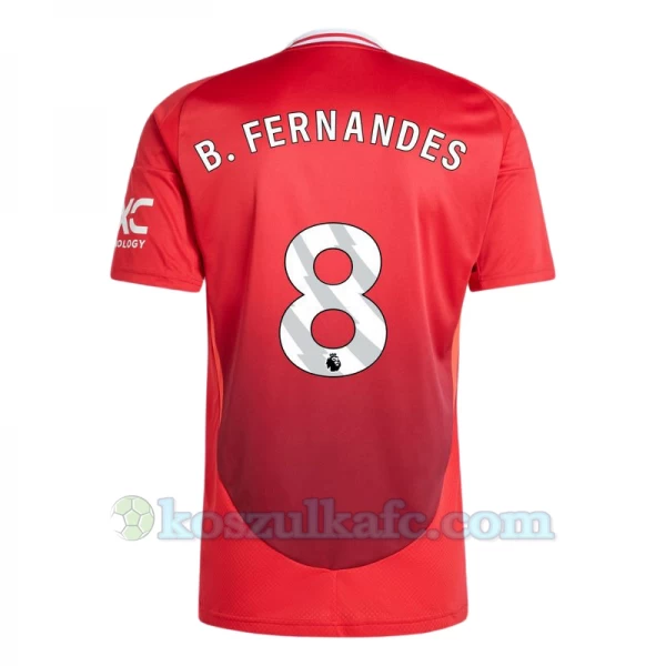 Koszulka Piłkarska Manchester United Bruno Fernandes #8 2024-25 Domowa Męska