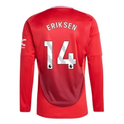Koszulka Piłkarska Manchester United Christian Eriksen #14 2024-25 Domowa Męska Długi Rękaw