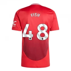 Koszulka Piłkarska Manchester United Fish #48 2024-25 Domowa Męska