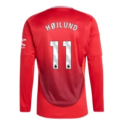 Koszulka Piłkarska Manchester United Hojlund #11 2024-25 Domowa Męska Długi Rękaw