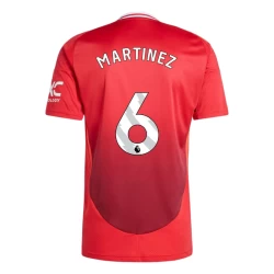 Koszulka Piłkarska Manchester United Martínez #6 2024-25 Domowa Męska