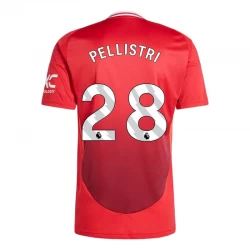 Koszulka Piłkarska Manchester United Pellistri #28 2024-25 Domowa Męska