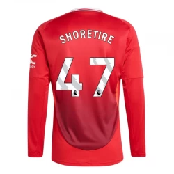 Koszulka Piłkarska Manchester United Shoretire #47 2024-25 Domowa Męska Długi Rękaw