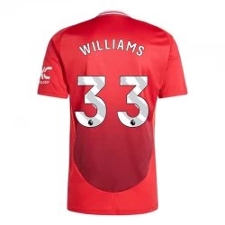 Koszulka Piłkarska Manchester United Williams #33 2024-25 Domowa Męska