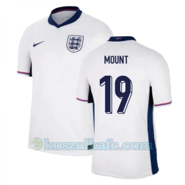 Koszulka Piłkarska Mason Mount #19 Anglia Mistrzostwa Europy 2024 Domowa Męska